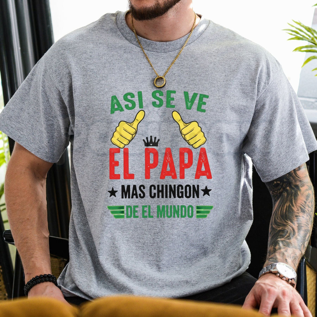 "El Papá" Father's Day T-Shirt – Funny Hispanic Dad Graphic Tee