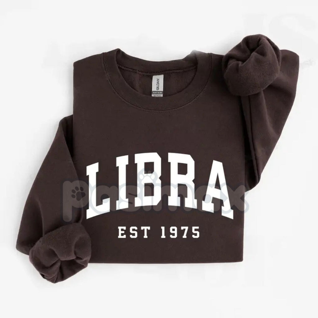 Pasimax Vintage Zodiac Constellation Sweatshirt – Personalized Astrology Est. [Year] Apparel — lifestyle context