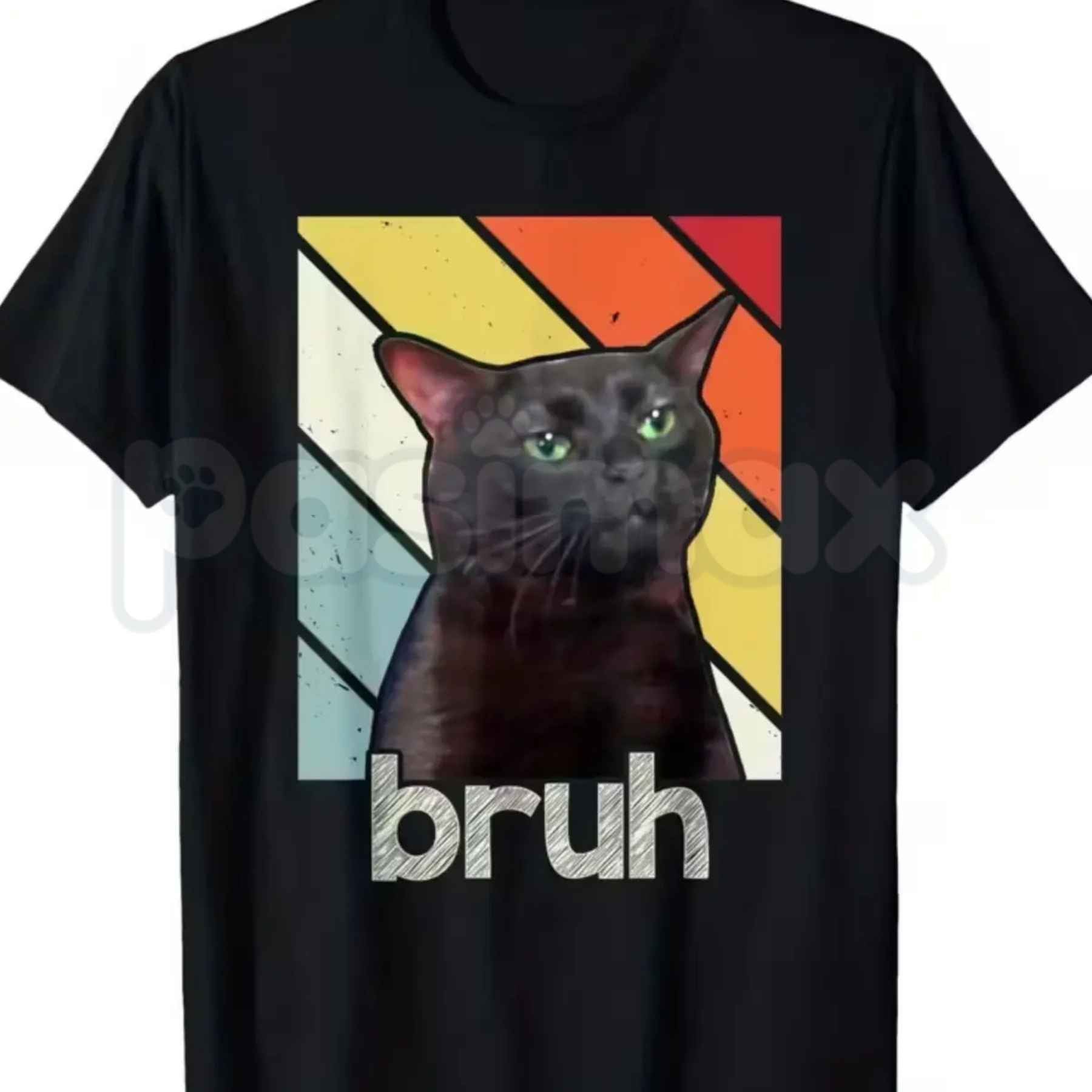 Funny Bros & Cat Meme Graphic Tee – Silly Kitten Humor T-Shirt, Cool Cat Lover Unisex Cotton Apparel for Men & Women