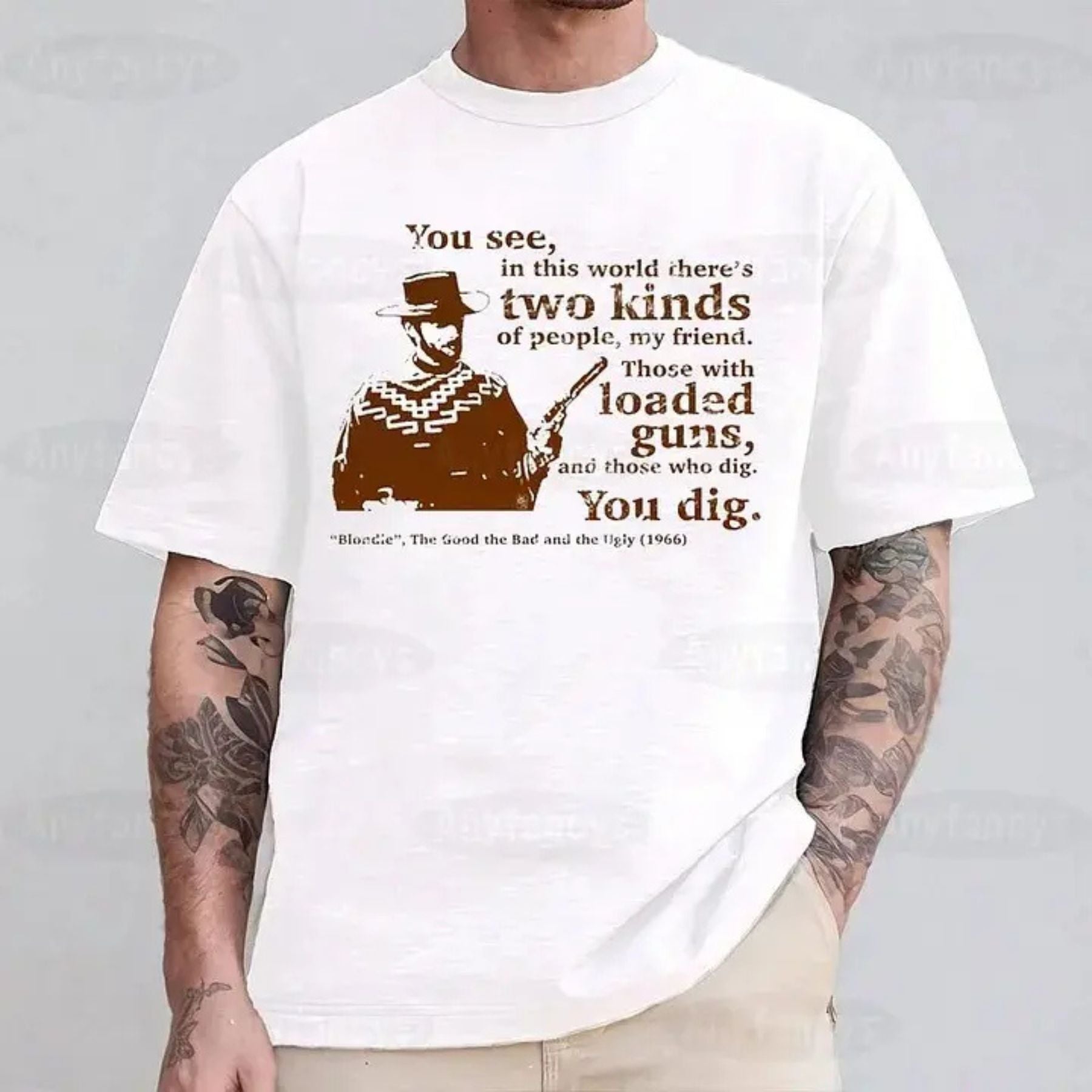 Pasimax "The Good, the Bad and the Ugly" T-Shirt — side view