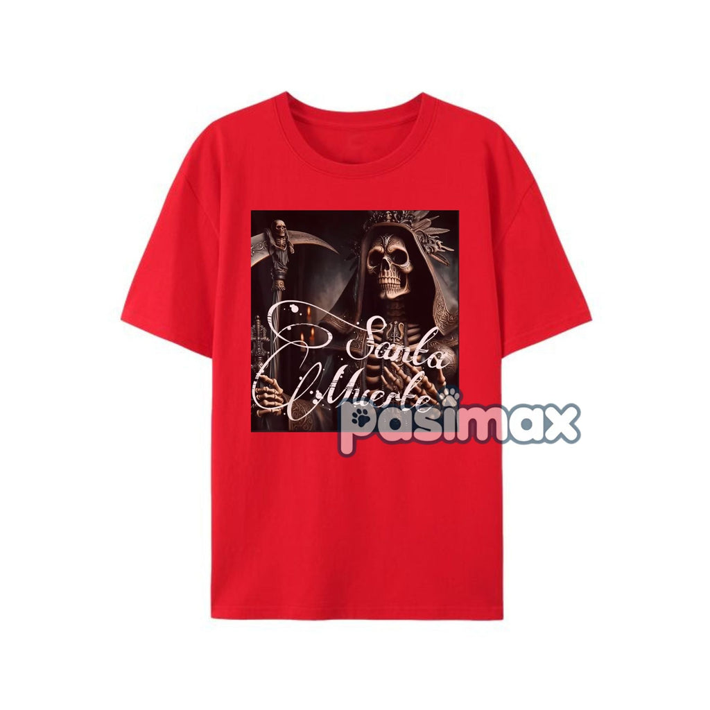 Pasimax Men's Santa Muerte Knight Graphic Tee — lifestyle context