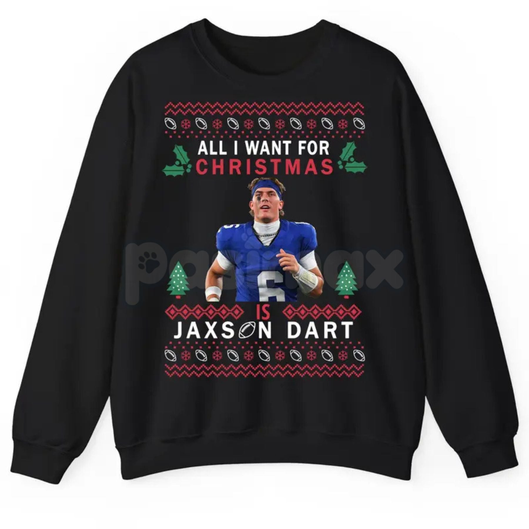 Pasimax "All I Want For Christmas Is Jax Dart" Ugly Sweatshirt | Funny Darts Fan Holiday Crewneck | Unique Sports Gift — life