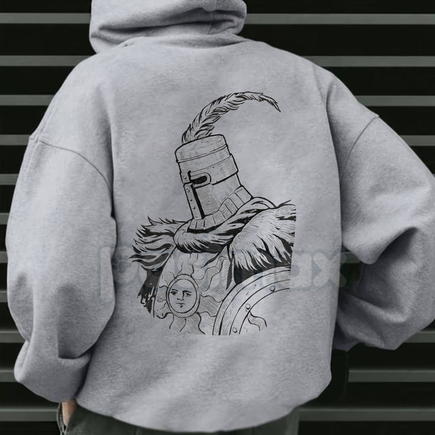 Pasimax Solaire's Legacy Hoodie – Praise The Sun Dark Souls Tribute, Warrior of Sunlight Estus Pullover, Unisex — lifestyle c