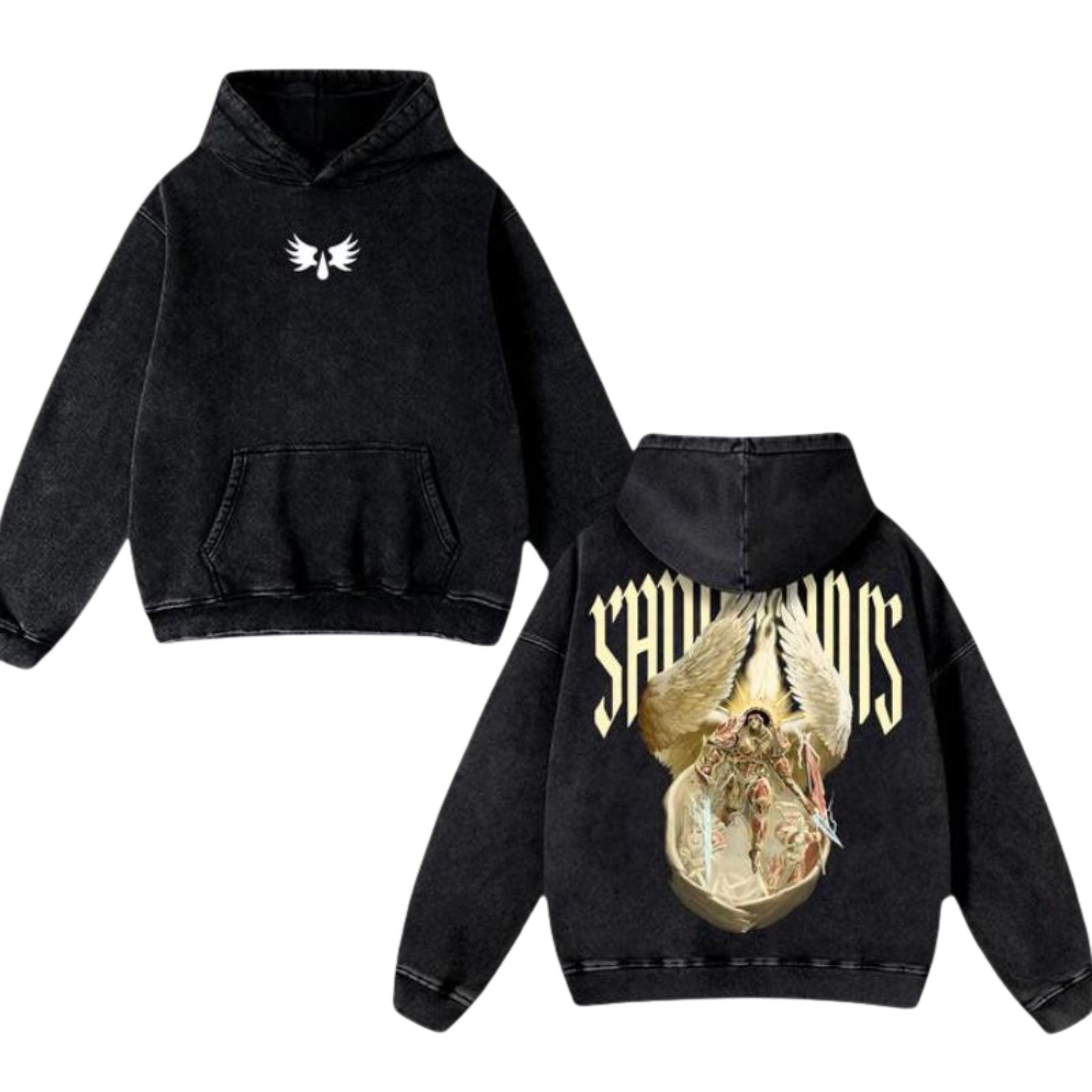 Pasimax Sanguinius, Primarch of Blood Angels Hoodie — lifestyle context
