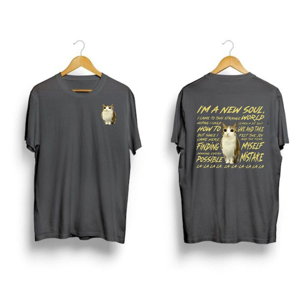 Pasimax "New Souls" Double-Sided Meowl Meme T-shirt — side view