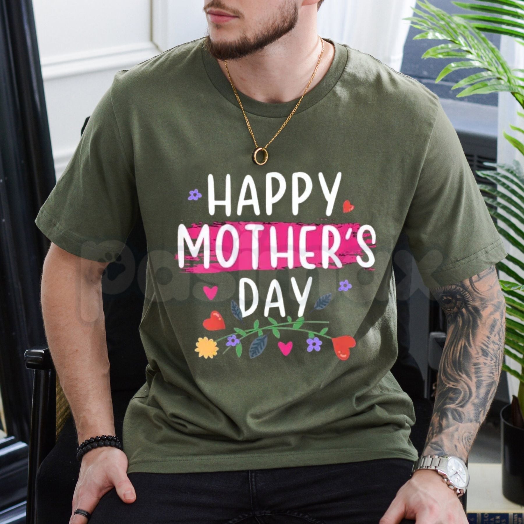 Happy Mother's Day 2025 Keepsake T-Shirt – Special 2025 For Mom Gift Idea Tee, Premium 100% Cotton Floral Celebration Top, Soft Lived-In Heavyweight Best Mom Graphic Shirt, Made in USA