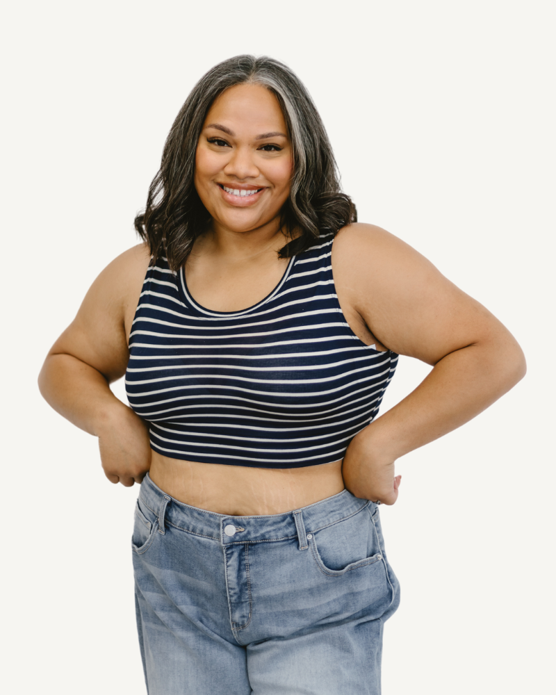 HALFTEE Layering Fashions Crew Neck Tank Halftee — side view