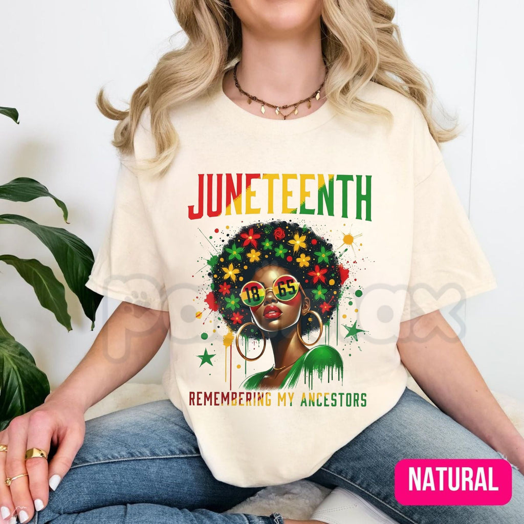 Women's Juneteenth 1865 T-Shirt – Stylish Versatile African American Freedom Day Graphic Tee
