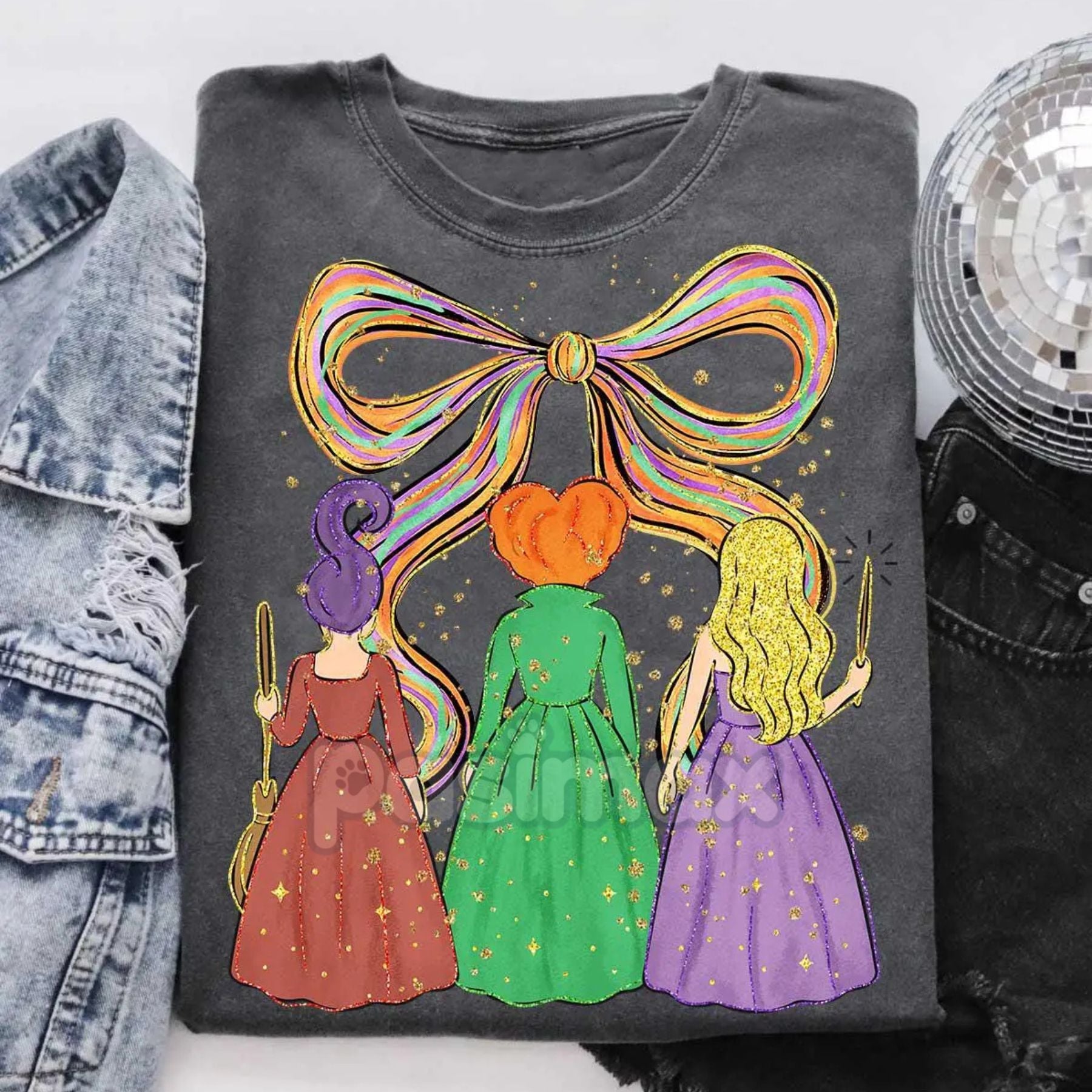 Pasimax Witchy Halloween Shirt — side view