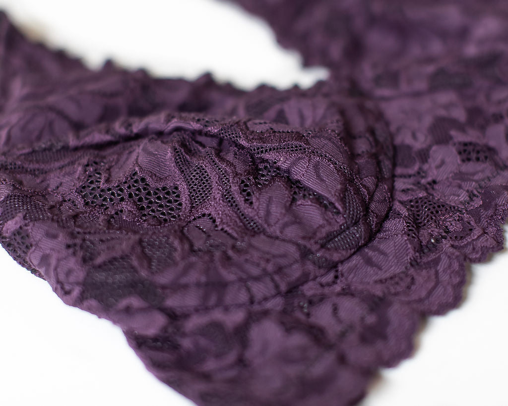 Everviolet Vela Wireless Bra, Orchid — back view