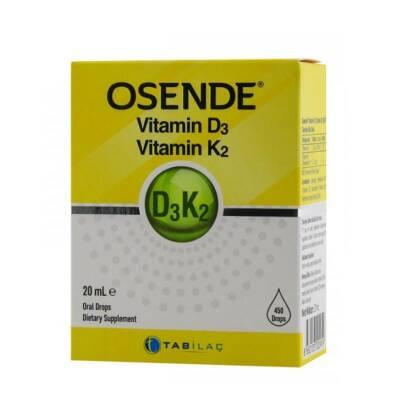 Osende Vitamin D3 K2 Drops: Enhanced Bone Health, Immune Support - Liquid Vitamin D Supplement for Optimal Absorption