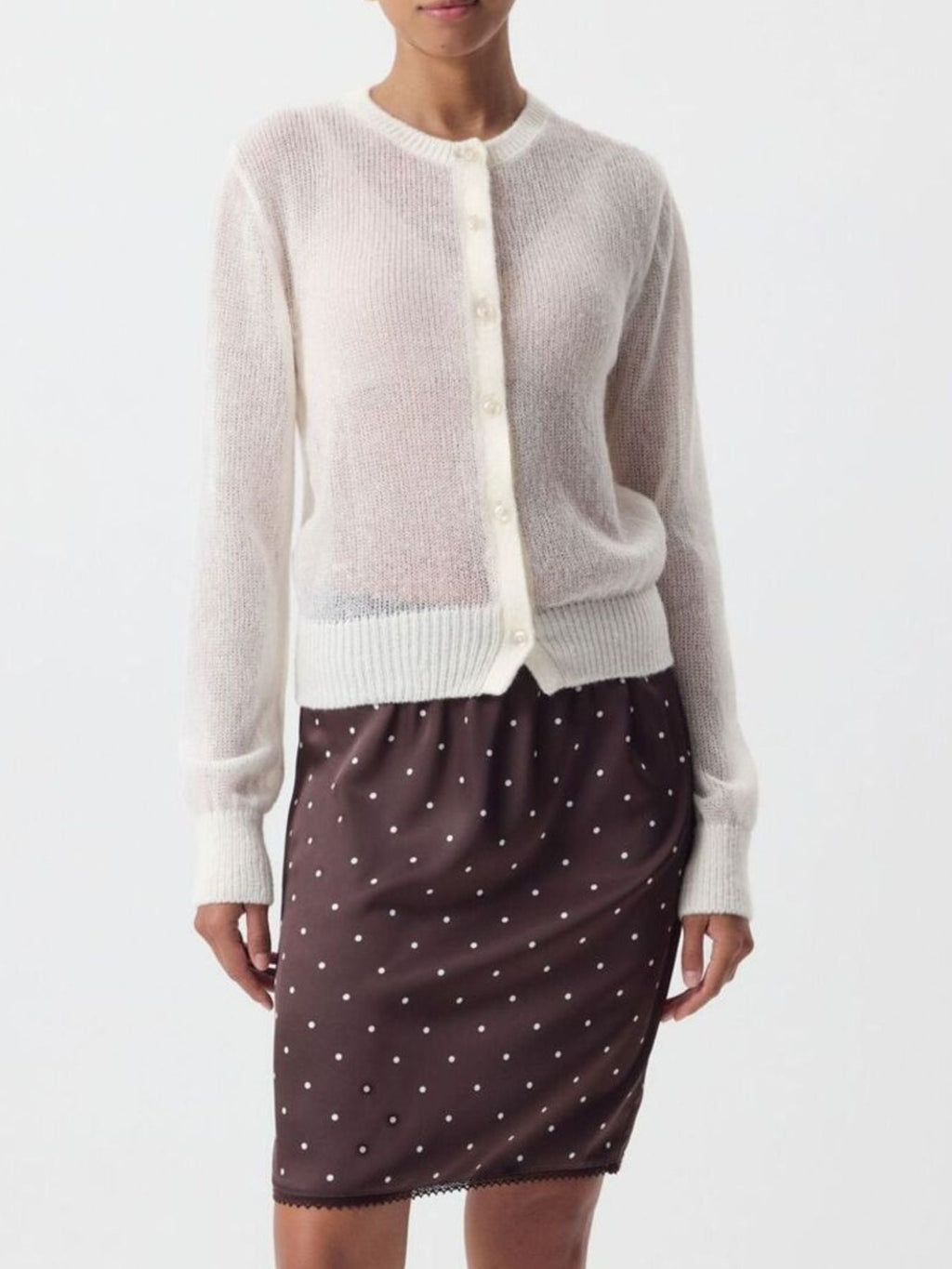 Button Up Long Sleeve Cardigan