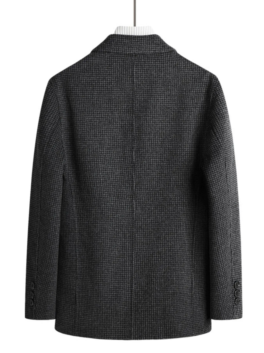 Men's Plus Size Lapel Collar Long Sleeve Blazer