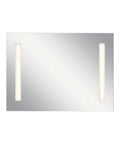 36"W x 26"H 4-Light Integrated LED Backlit Mirror with Bluetooth Soundbar – LampsUSA