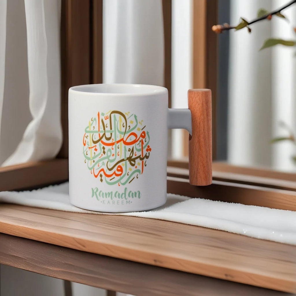 Mariam's Collection 3D Thermal Transfer Printing Pixel-Perfect Muslim Photo Mug Cup(MC01) — size reference