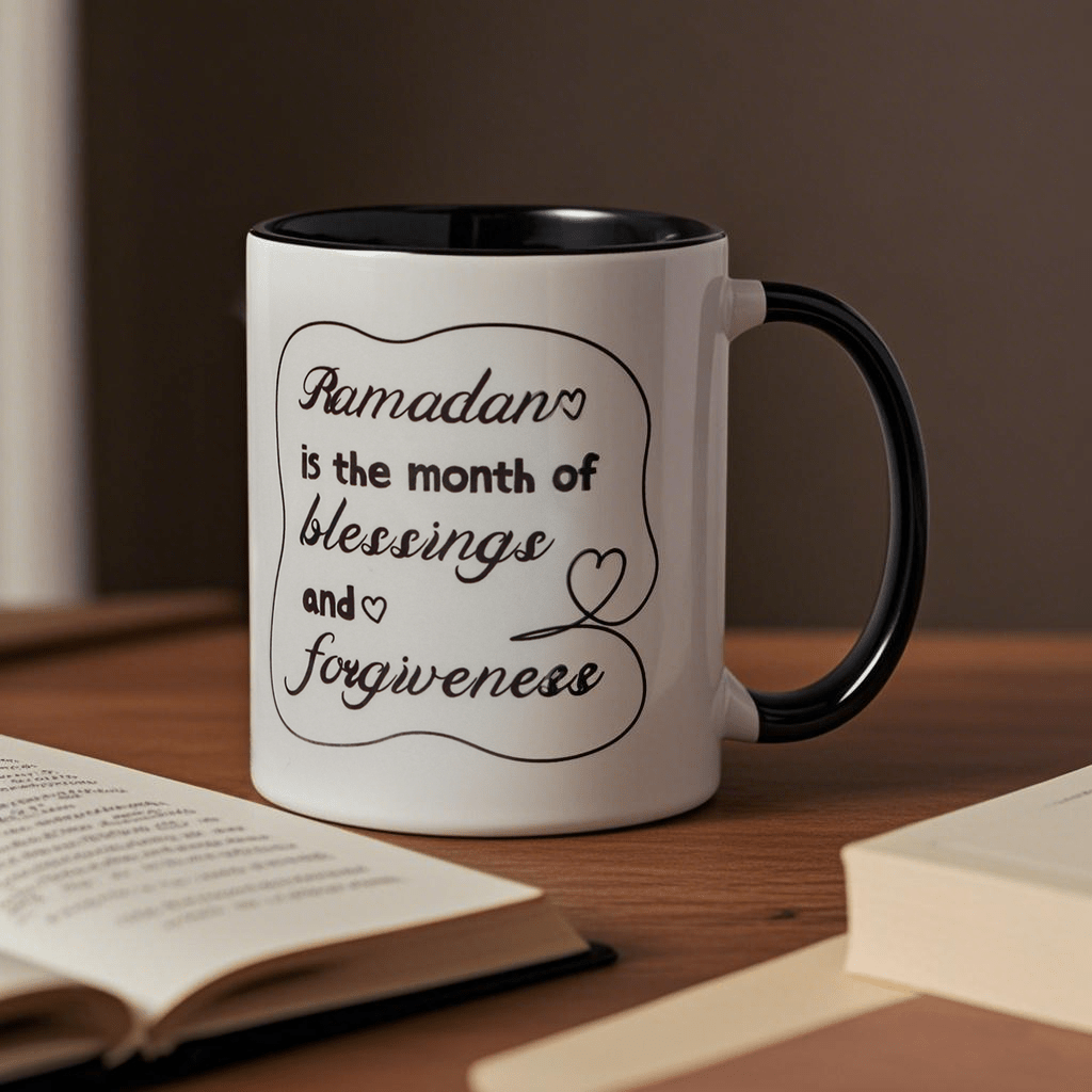 3D Thermal Transfer Printing Pixel-Perfect Muslim Photo Mug Cup(MC01)