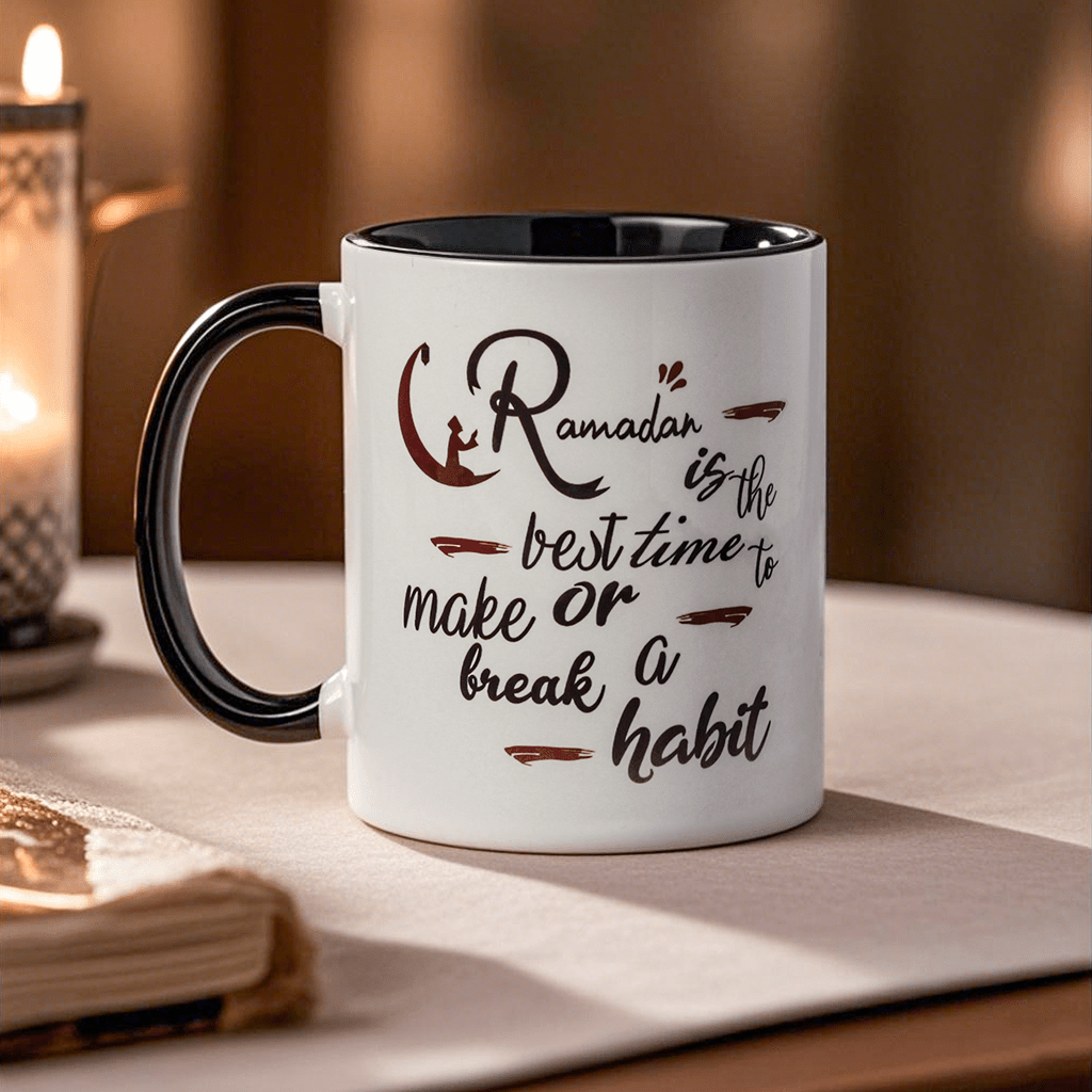 3D Thermal Transfer Printing Pixel-Perfect Muslim Photo Mug Cup(MC01)