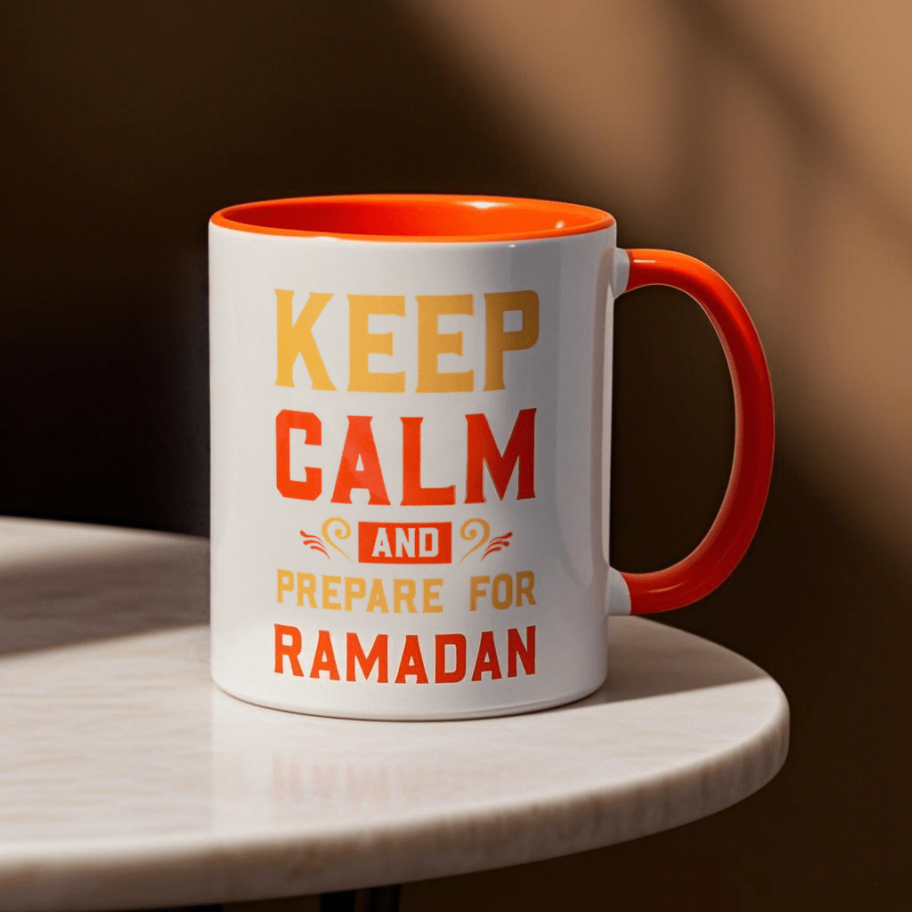 3D Thermal Transfer Printing Pixel-Perfect Muslim Photo Mug Cup(MC01)