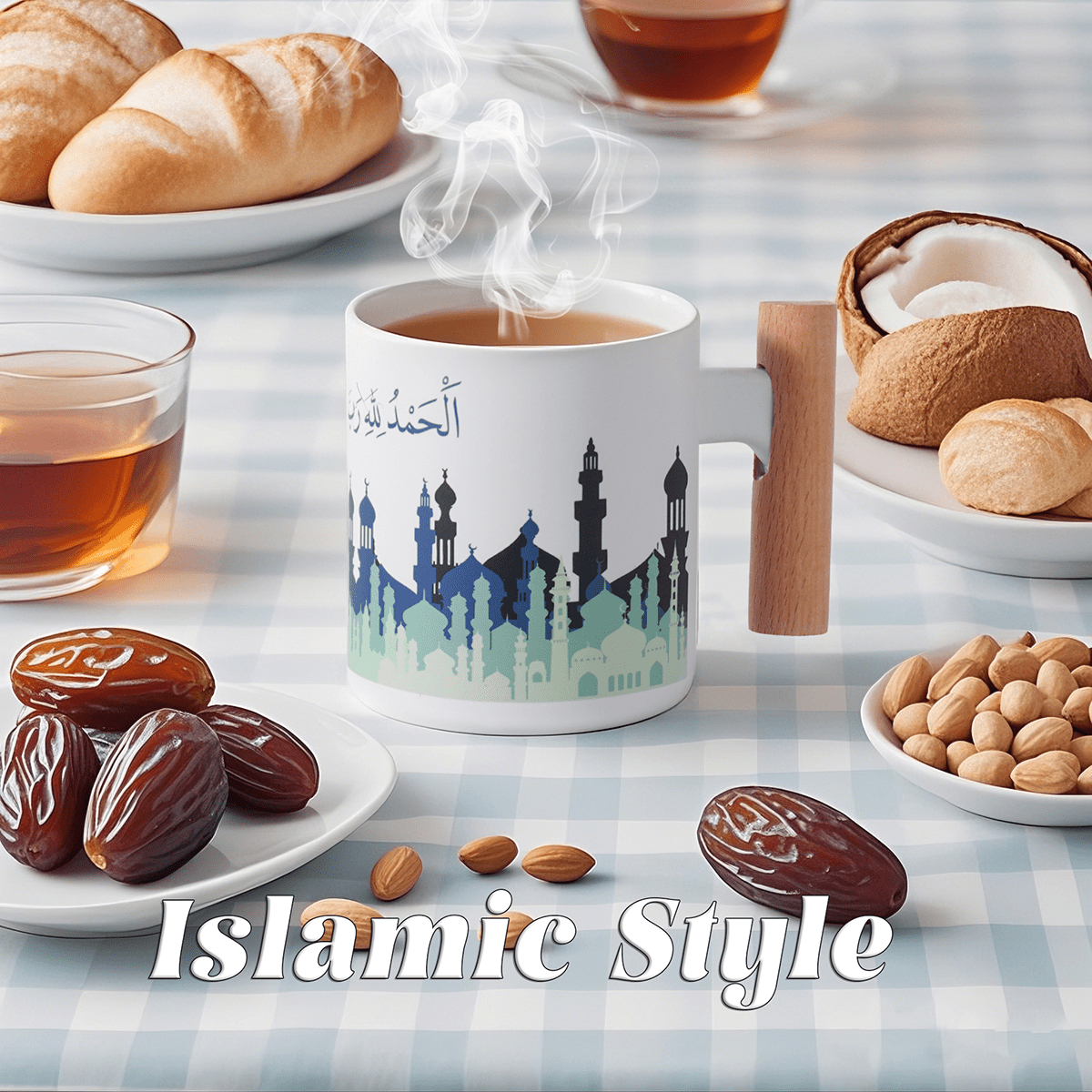 Mariam's Collection 3D Thermal Transfer Printing Pixel-Perfect Muslim Photo Mug Cup(MC01) — alternative angle
