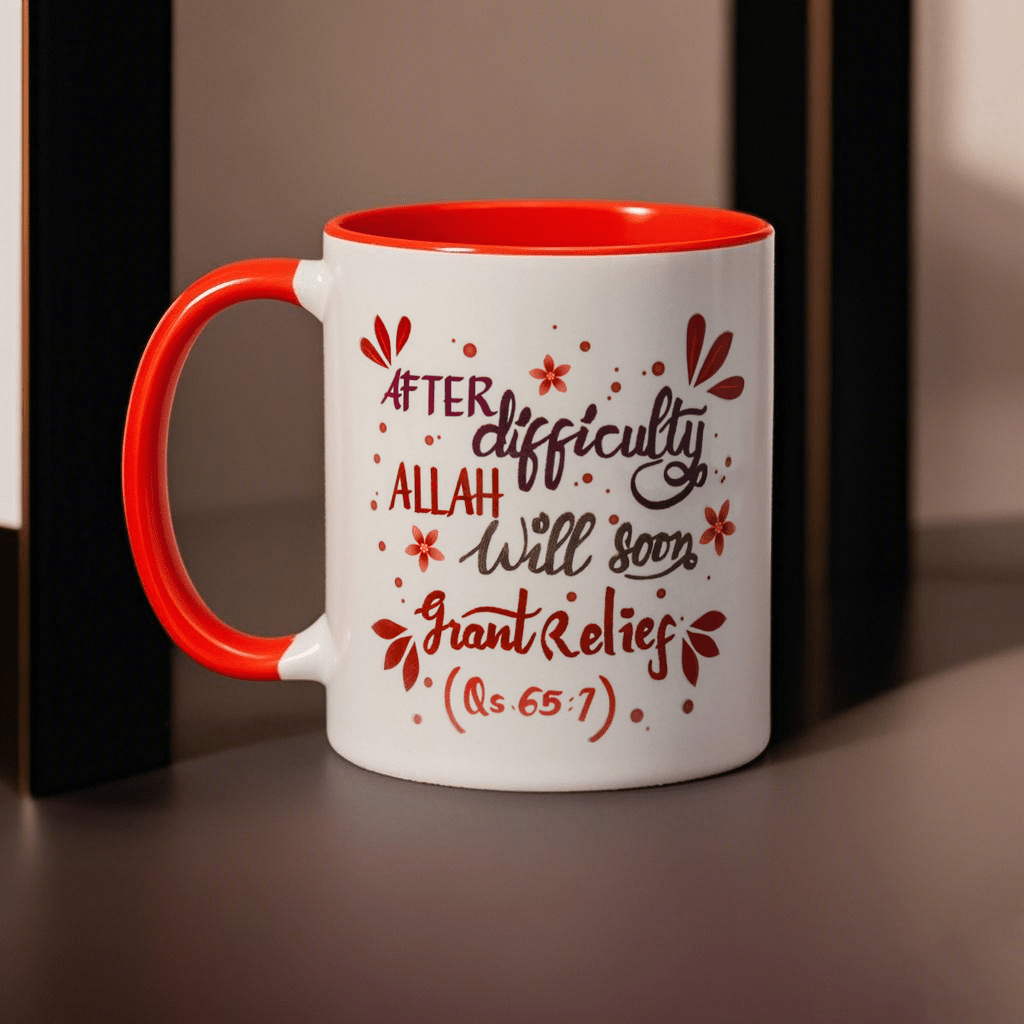 3D Thermal Transfer Printing Pixel-Perfect Muslim Photo Mug Cup(MC01)