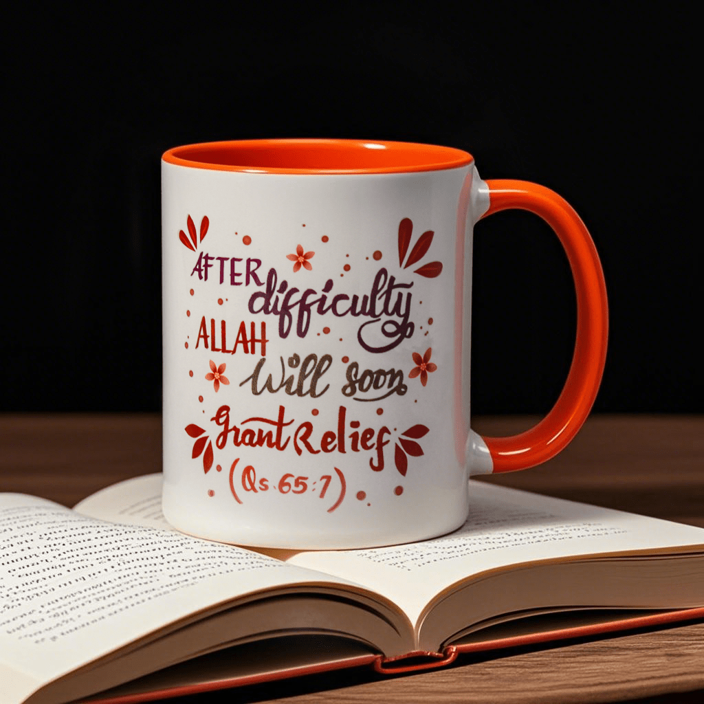 3D Thermal Transfer Printing Pixel-Perfect Muslim Photo Mug Cup(MC01)