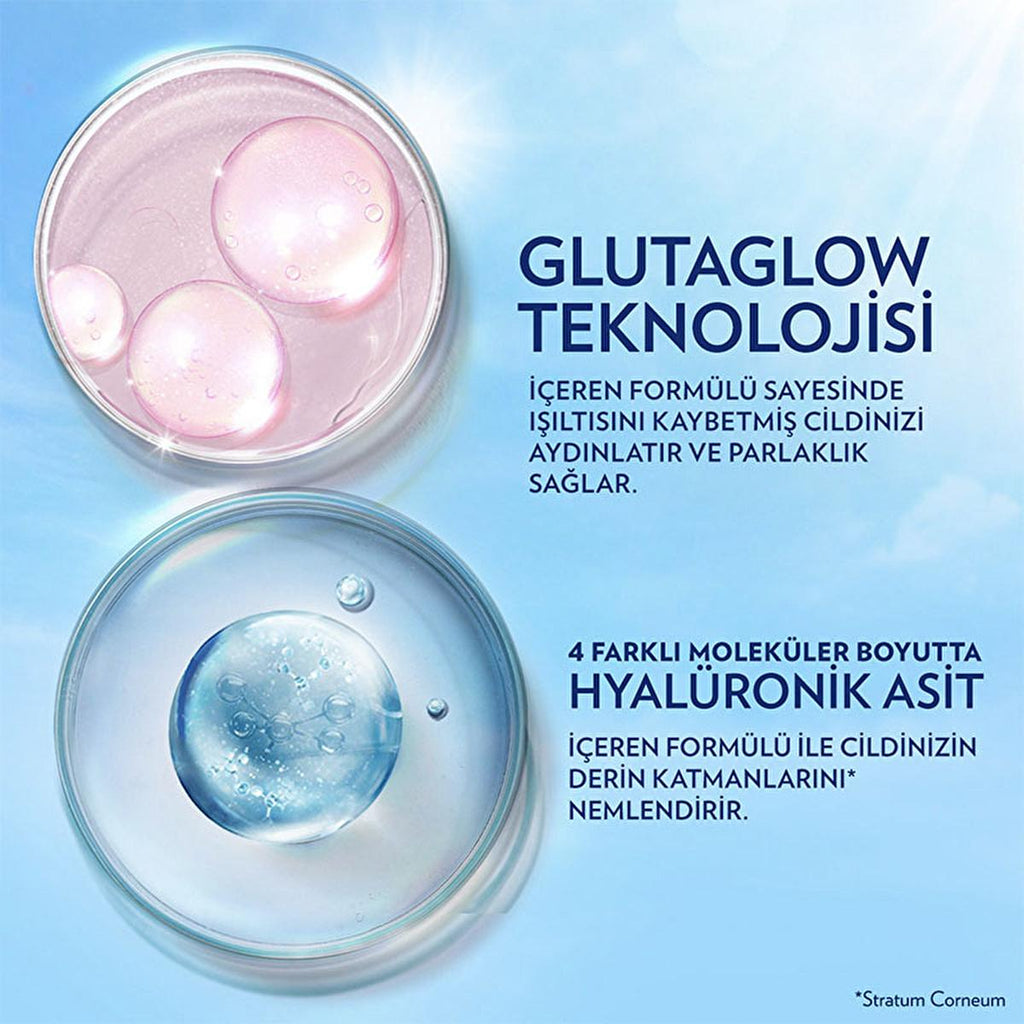Vaseline Gluta-Hya SPF 50 Sunscreen Body Lotion: UVA/UVB Protection, Hydrating Hyaluronic Acid, Reduces Sunspots, Non-Greasy Formula