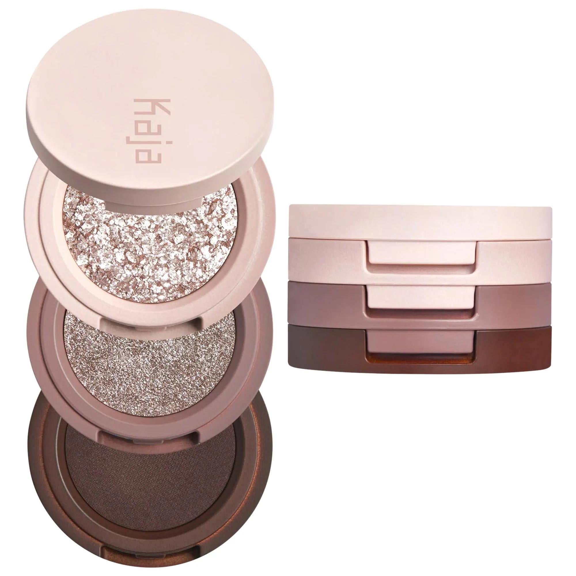 Kaja Eye Bento Bouncy Eyeshadow Trio - Convenient, Cruelty-Free Makeup Solution for Easy Eye Looks