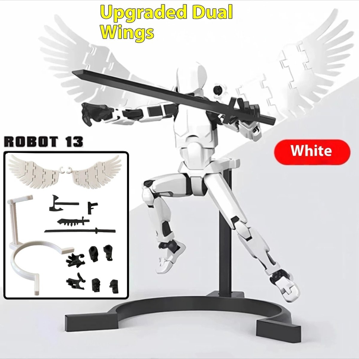 Multi-Jointed Shapeshift Robot - 3D Printed Action Model Toy