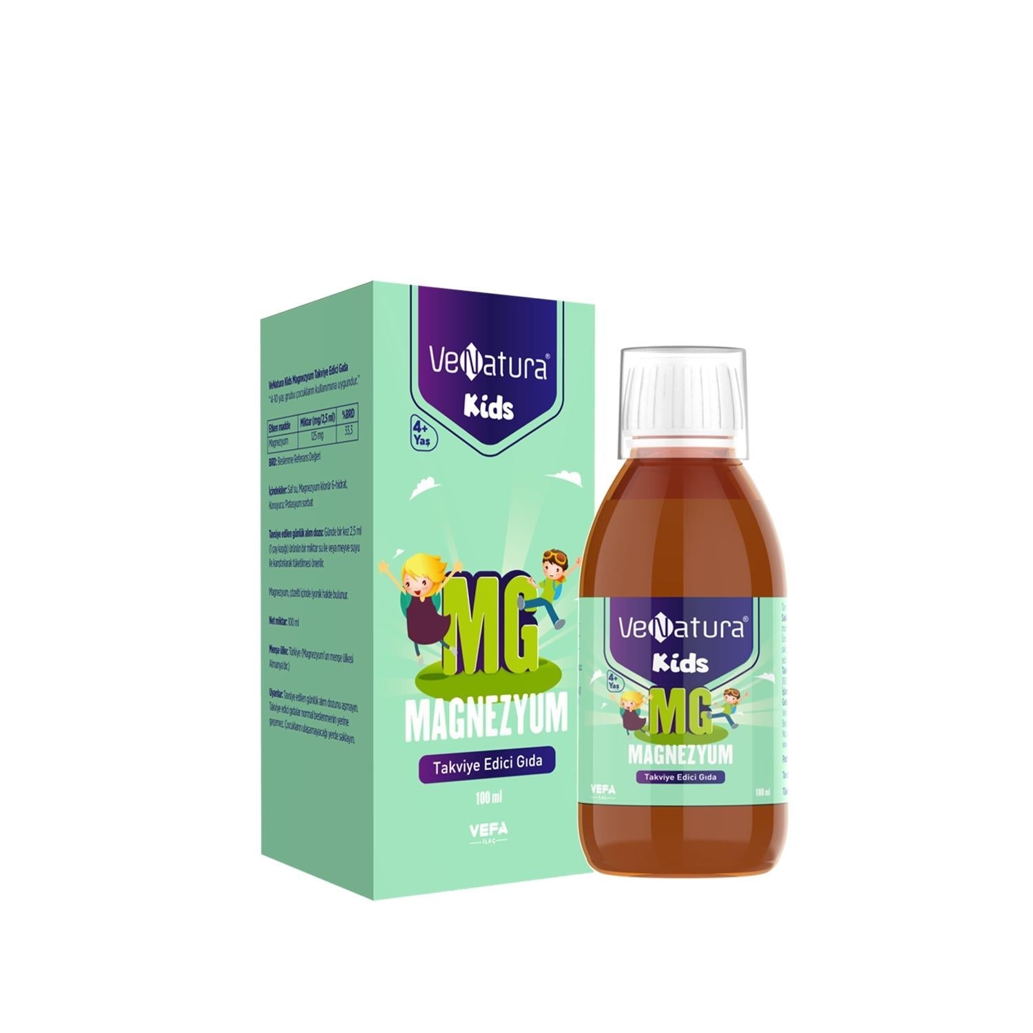 VeNatura Kids Magnesium Supplement - 3.38 fl oz