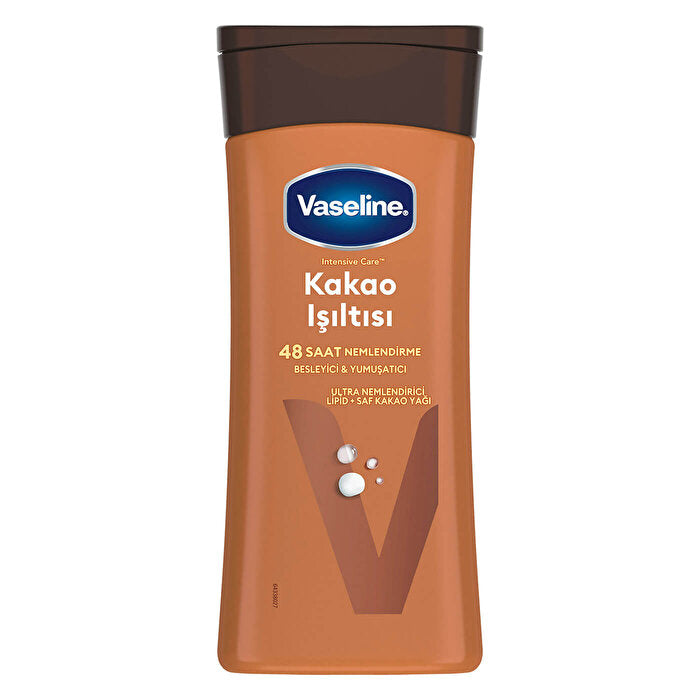 Vaseline Cocoa Glow Body Lotion 200ml - Deep Moisturizing Formula | Hydrating