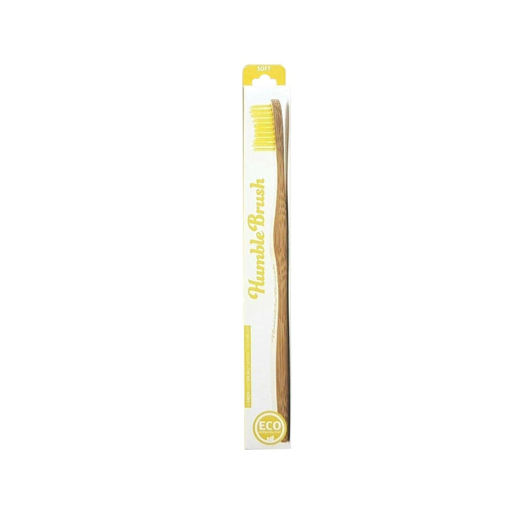 Humble Brush Bamboo Toothbrush Adult Soft Bristles - Eco-Friendly Oral Care