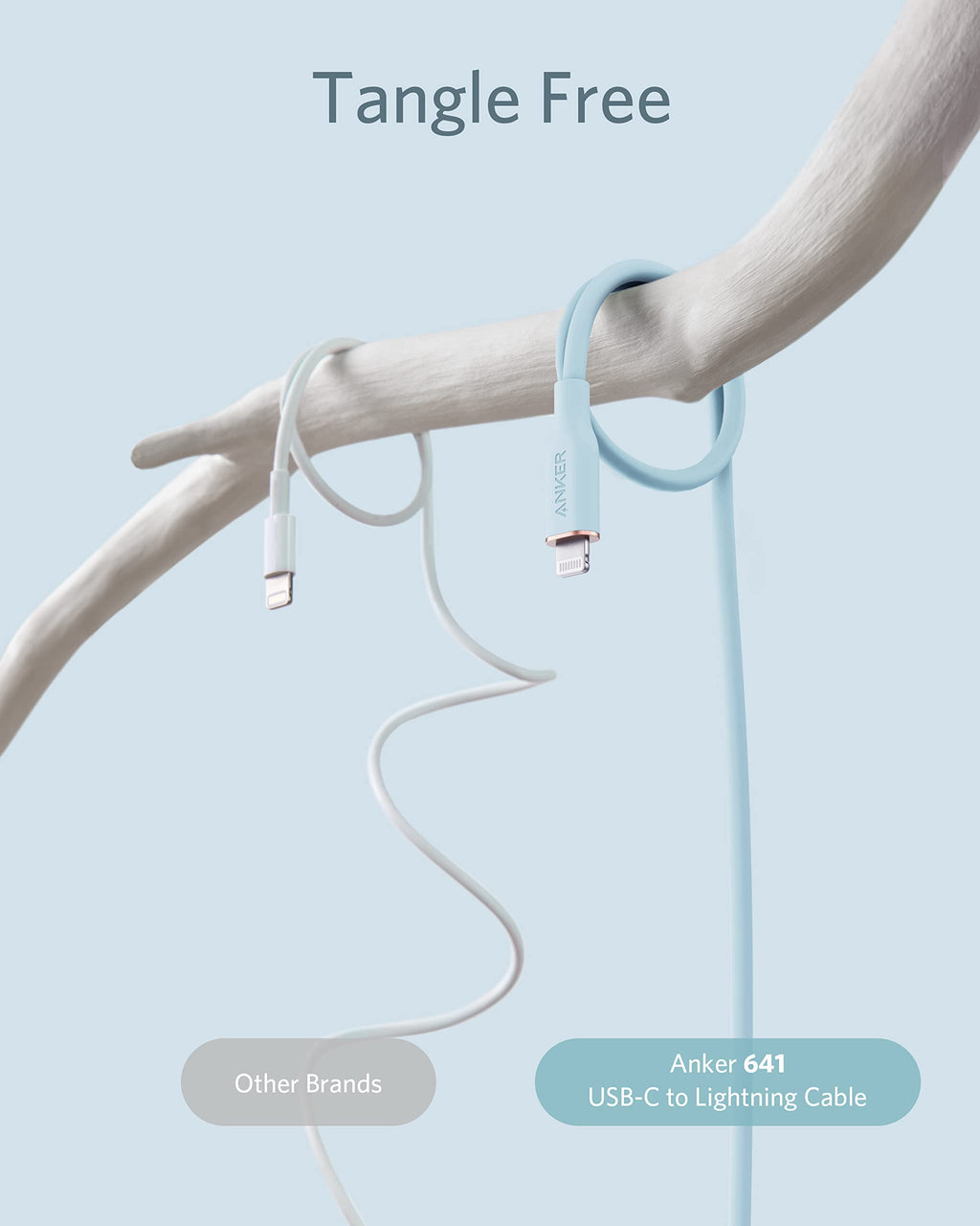 Anker <b>641</b> USB-C to Lightning Cable (Flow, Silicone), view 15