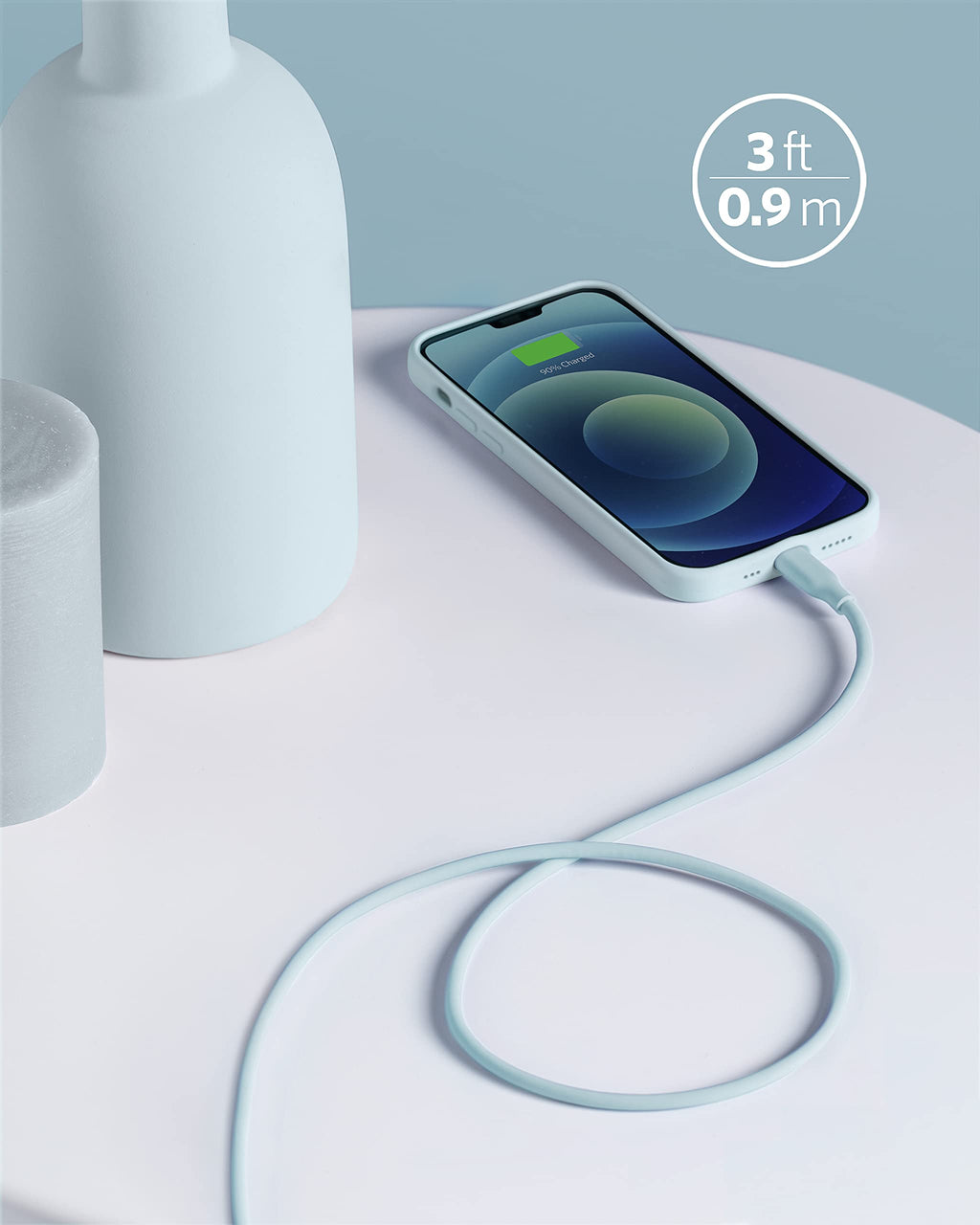 Anker <b>641</b> USB-C to Lightning Cable (Flow, Silicone), view 18