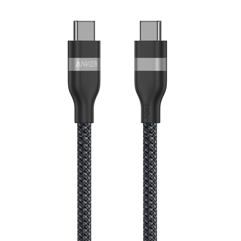 Anker USB-C to USB-C Cable (3 ft / 6 ft, 240W, Upcycled-Braided), view 7