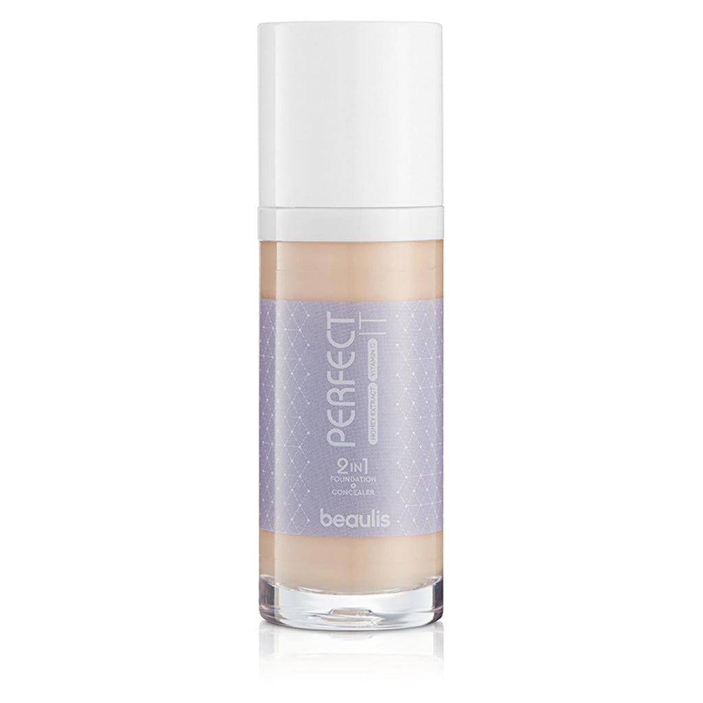 Beaulis 2 in 1 Foundation & Concealer - Matte Finish, Long Lasting Makeup for Flawless Skin
