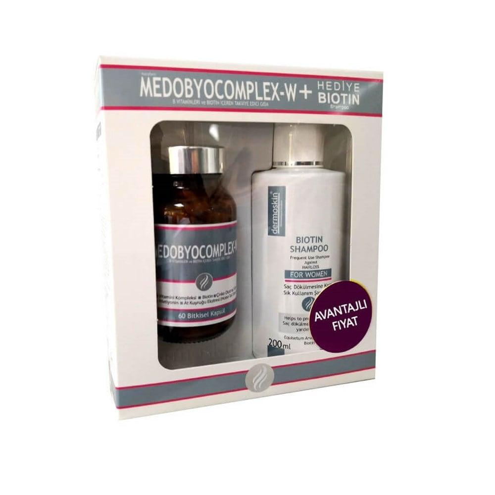 Dermoskin Nutrafarm Medobyocomplex-W Dietary Supplement & - 60 Capsules