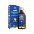 Wellcare Omega-3 Fish Oil Supplement, Natural Mandarin Flavor, 5.07 fl oz - Gluten-Free, High Omega-3 Content for Heart, Brain, and Eye Health
