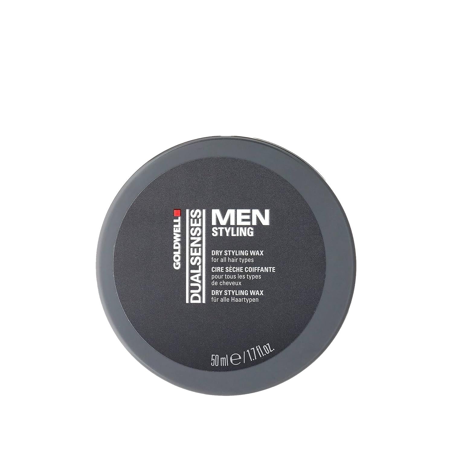 Goldwell Dualsenses Dry Styling Wax for Men - Matte Finish, Flexible Hold, 1.69 fl oz