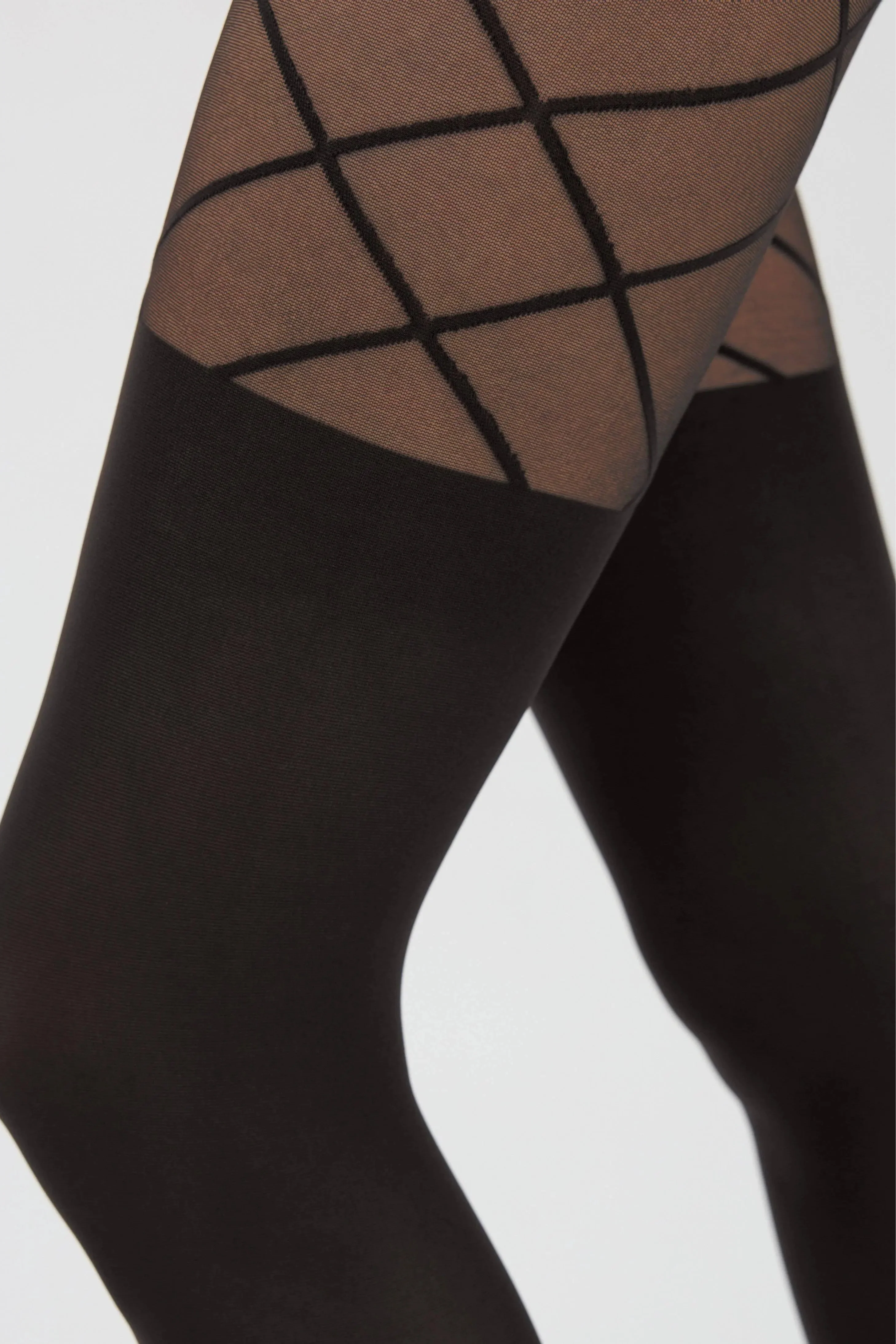 TheRanok.com Fantasy Tights Conte Concept - Knee-highs with Diamonds — color detail