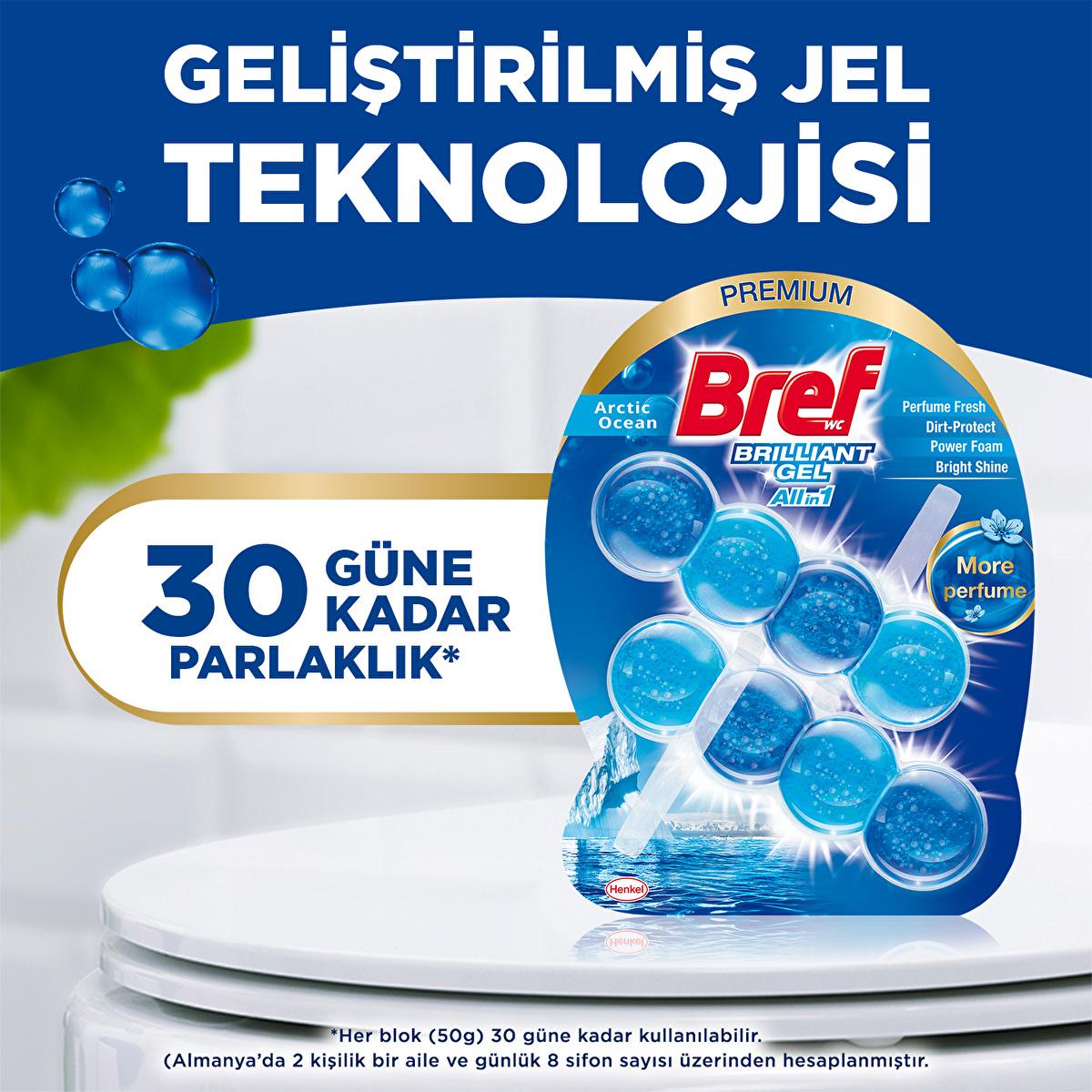 Bref Toilet Cleaning Block - Long-Lasting Freshness & Hygiene for Toilet Bowl Cleaner