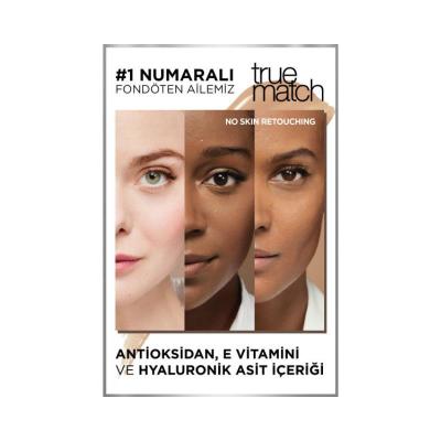 Loreal Paris True Match Foundation - Natural-Looking, Moisturizing & Long-Lasting Makeup for All Skin Types