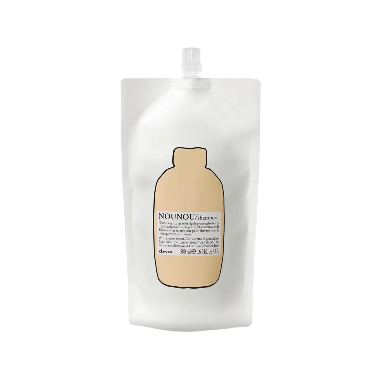 Davines Nourishing and Protective Shampoo - Moisturizing, Gentle Hair Care for Dry or Damaged Hair, 16.91 fl oz