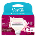 Gillette Venus ComfortGlide Sugarberry: Experience Silky Smooth Skin with this Dermatologically Tested Women's Razor (Includes 3 Blade Refills)