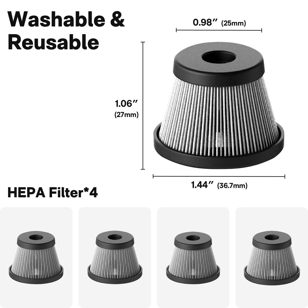 HOTO Compressed Air Capsule Replacement Filters, view 3