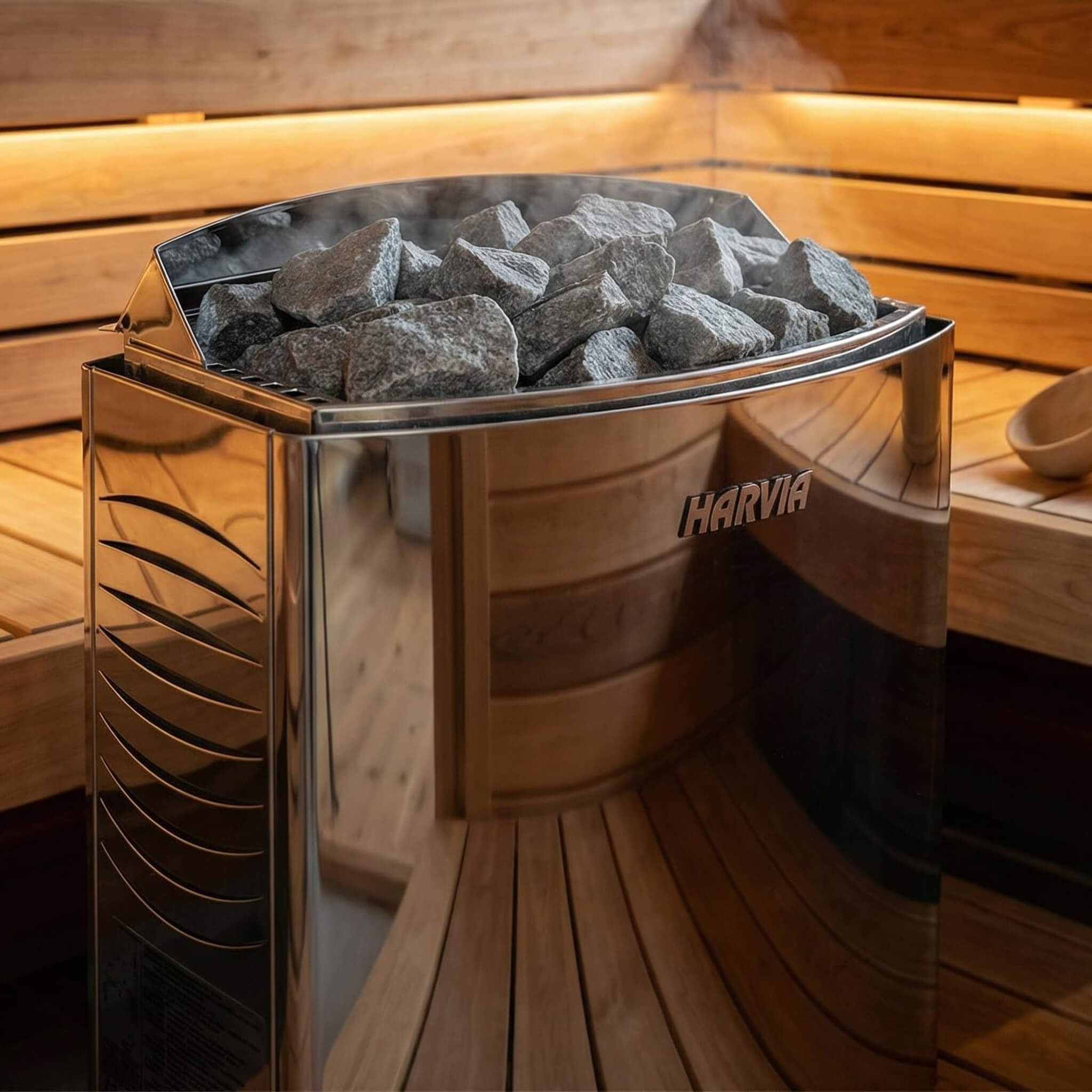 Rövia Elvaria 4-Person Indoor Canadian Red Cedar Infrared And Steam Sauna With 6KW Harvia Heater [Made-To-Order] (SAK93528) –