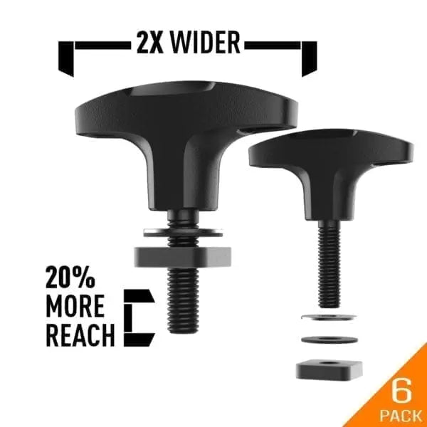 GPCA Jeep Wrangler Tie-Down Anchor PRO — Versatile Quick-Release — side view