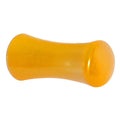 BodyCandy 6G Honey Yellow Metallic Pearl Acrylic Saddle Plug — main product shot
