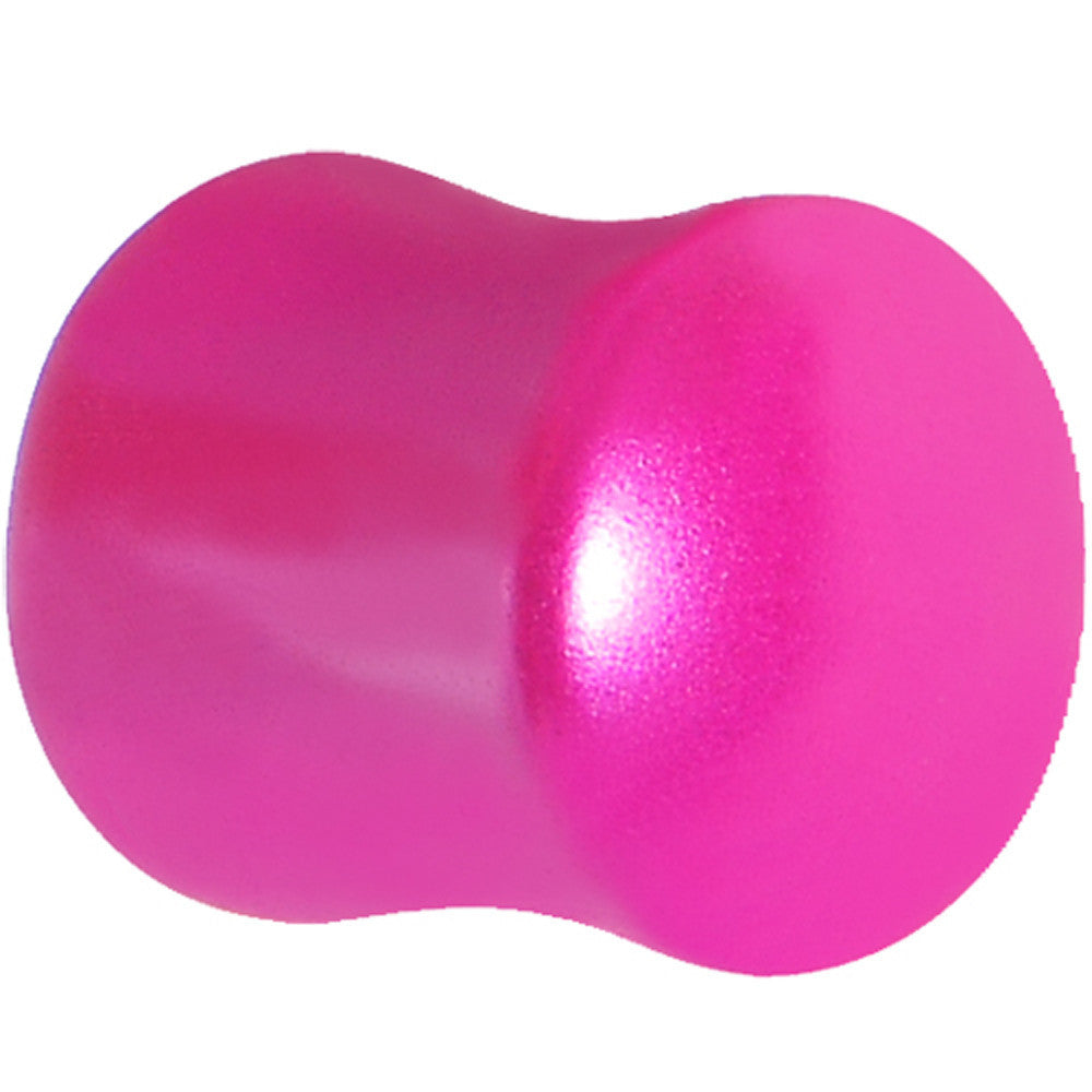 BodyCandy 1/2 Hyacinth Pink Metallic Pearl Acrylic Saddle Plug — main product shot