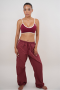KIMITH BRAND I Accept Change with Grace Red Versatile Relaxed Fit Pant — main product shot