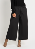 Cotton Flood Pants - Black